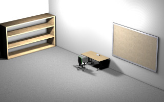 Computer desk book shelf room - andries stock free wallpaper for desktop