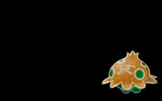 Black background green yellow flower - angry free wallpaper for desktop