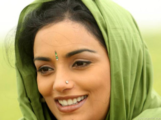 Woman nose ring green scarf - a nose ring free wallpaper for desktop