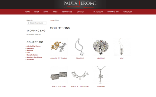 Jewelry store red white borders - a red border free wallpaper for desktop