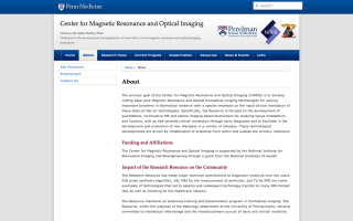 Center magnetic resonance optical image - a screen free wallpaper