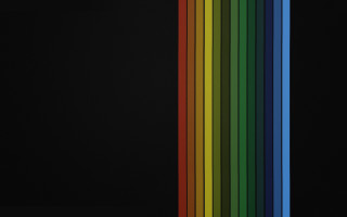 Rainbow colors black background white - a rainbow of colors free wallpaper