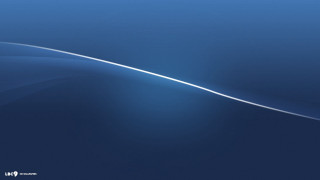 Blue background curved line white 2 - smooth gradient free wallpaper