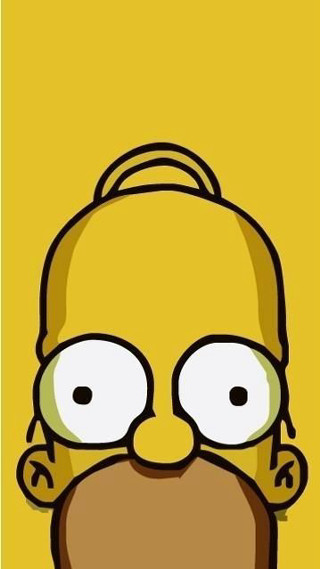 Cartoon character beard big eyes - a beard free wallpaper