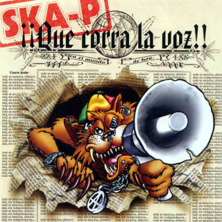 Tiger megaphone breaking newspaper skap - a newspaper free wallpaper