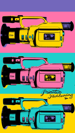 Three colored objects row colorful - david diao free wallpaper