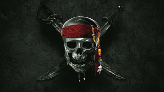 Skull red bandana swords head - its head free wallpaper