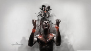 Man demon hands air image - his hands in free wallpaper