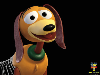 Cartoon dog green collar smiling - a green collar free wallpaper