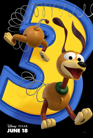 Cartoon character flying number3 dog - free gaming wallpaper