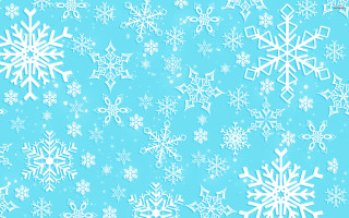 Blue background white snowflakes top - the top free wallpaper