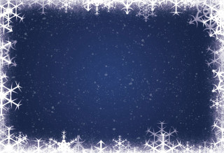 Blue background snowflakes stars image - the edge free wallpaper