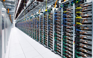 Server room cityscape ferriswheel bridge - the wall and floor free wallpaper