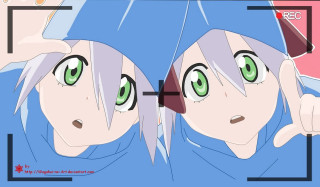 Anime couple green eyes long - their hip free wallpaper