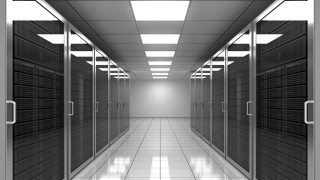 Long hallway servers light end - a long hallway free wallpaper