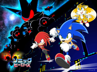 Sonic tails space cat dog - a space setting free wallpaper