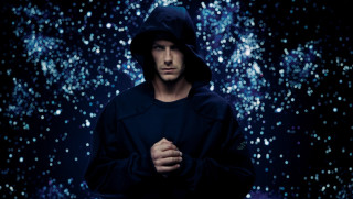 Man hooded jacket stars hologram - jacket free wallpaper for desktop