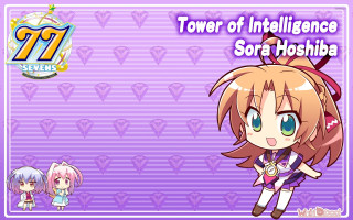 Cartoon character purple background girl - aguri uchida free wallpaper