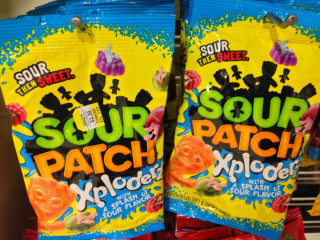 Sour patch snacks store display - explosion free wallpaper for desktop