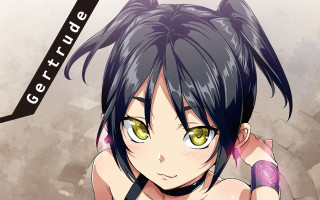 Girl green eyes black hair - a black hair free wallpaper