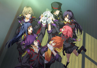 Anime girls wooden floor green - a green light free wallpaper