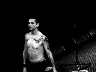 Man cross tattoo dark room - punk free wallpaper for desktop