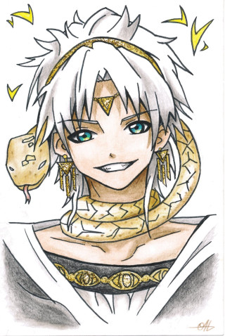 Woman white hair snake neck - altoon sultan free wallpaper for mobile