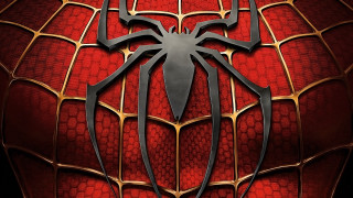 Spiderman logo red gold black - gold accent free wallpaper