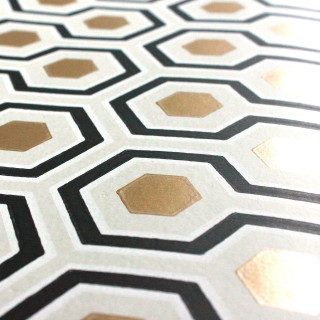 Tile pattern black white art - geometric shape free wallpaper