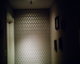 Bathroom toilet pattern wall light - the wall above free wallpaper