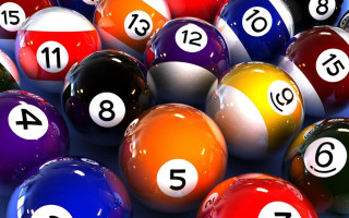Pool balls numbers table room - a pool table free wallpaper