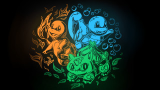 Cartoon characters black green orange - pokemon free wallpaper for desktop