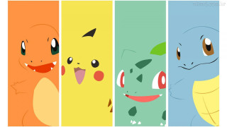 Colorful pokemons with faces and - pokemon free wallpaper