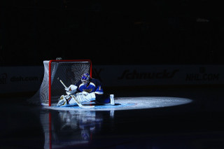 Hockey goalie save ice puck - the ice free wallpaper
