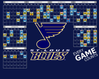 St louis blues calendar game - a game free wallpaper