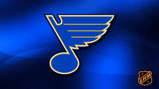 Hockey logo blue background gold 2 - a gold stripe free wallpaper