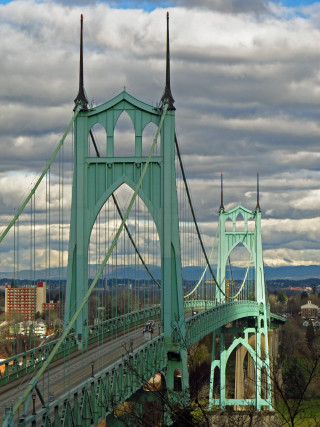 Bridge sky clouds city cars - dennis ashbaugh free wallpaper for mobile