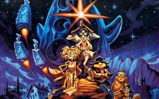 Family mountain star sky painting - person free wallpaper for desktop