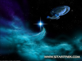Blue black spaceship flying sky - christopher moeller free wallpaper for desktop