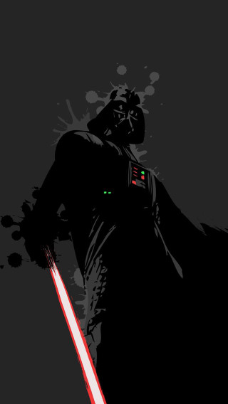Darth vader hologram star wars - a green light free wallpaper for mobile