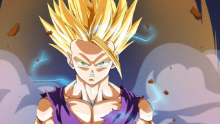 Cute super saiyan blonde spiked - cell free wallpaper for desktop