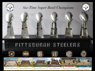 Trophies table black shelf white - temporary art free wallpaper