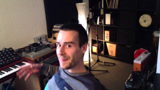 Man recording studio keyboard microphone - studio free wallpaper