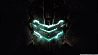 Man helmet glowing lights black - halo free wallpaper