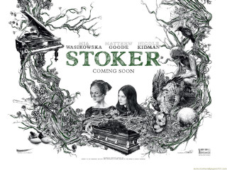 Stoker poster two women piano - david brewster free wallpaper