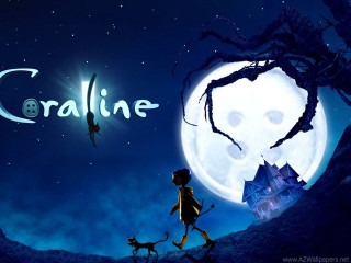 Cartoon character walking dog full - creepy free wallpaper