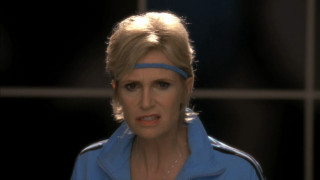 Woman blue jacket blue headband - neon light free wallpaper