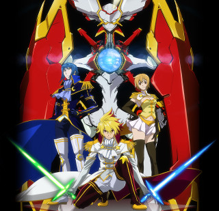 Anime characters giant robot object - a group of anime characters free wallpaper for tablet