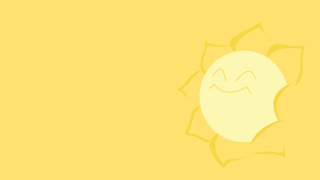 Yellow background cartoon face side - a cartoon face free wallpaper