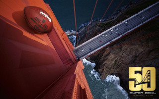 Football bridge ocean road side - a road free wallpaper